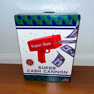 Super Cash Cannon Gun in Red Brand New